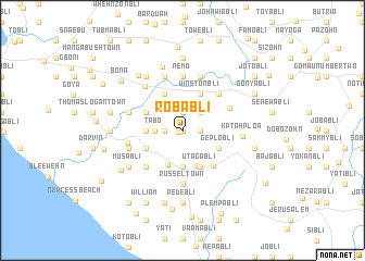 map of Robabli
