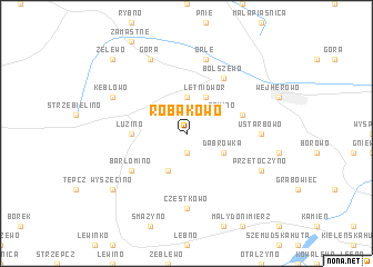 map of Robakowo