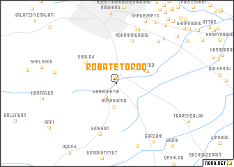 map of Robāţ-e Ţoroq