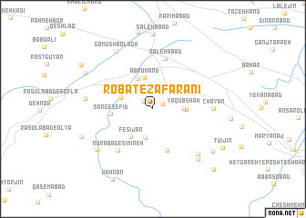 map of Robāţ-e Za‘farānī