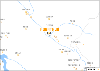 map of Robāţ Kūh