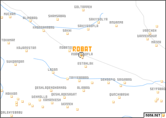 map of Robāţ