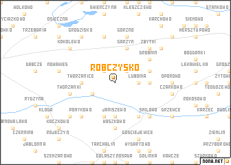 map of Robczysko