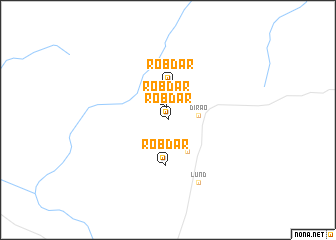 map of Robdār