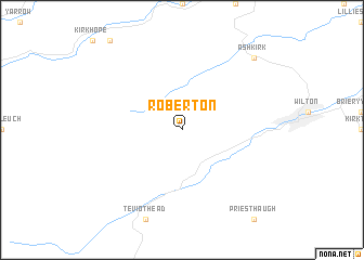 map of Roberton