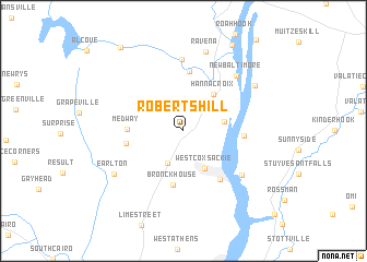 map of Roberts Hill