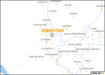 map of Robertson