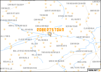 map of Robertstown