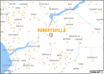 map of Robertsville