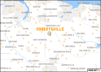 map of Robertsville