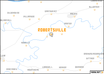 map of Robertsville