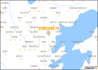 map of Rob Gebeya
