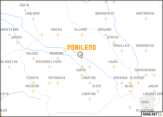 map of Robileño