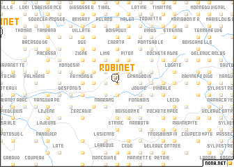 map of Robinet