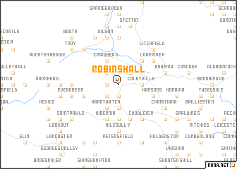 map of Robins Hall