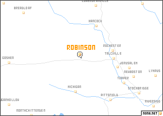 map of Robinson