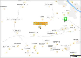 map of Robinson