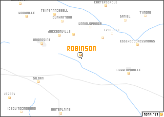 map of Robinson