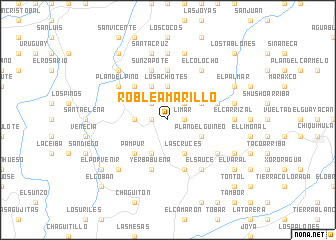 map of Roble Amarillo
