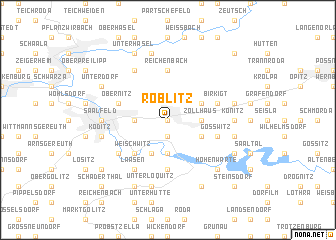map of Röblitz