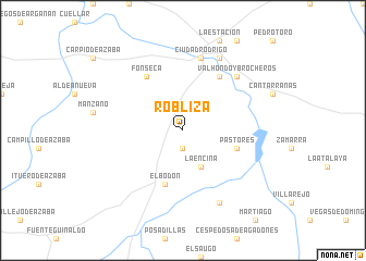map of Robliza
