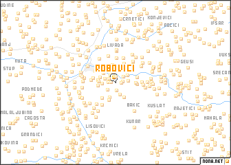 map of Robovići