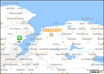 map of Röbsdorf