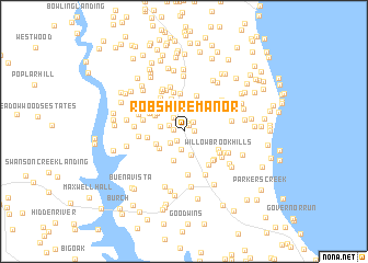 map of Robshire Manor