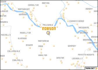 map of Robson