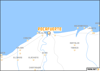 map of Rocafuerte