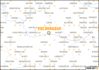 map of Rocamadour