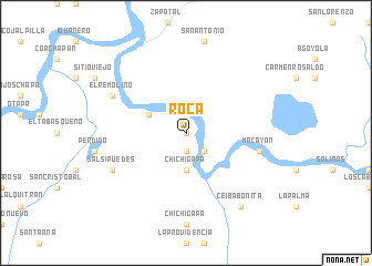 map of Roca