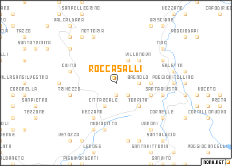 map of Roccasalli