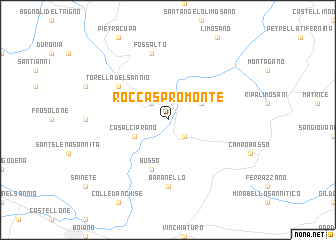map of Roccaspromonte