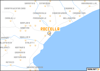 map of Roccella