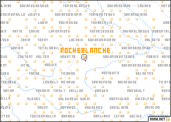 map of Roche Blanche