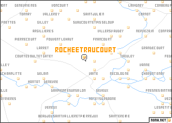 map of Roche-et-Raucourt