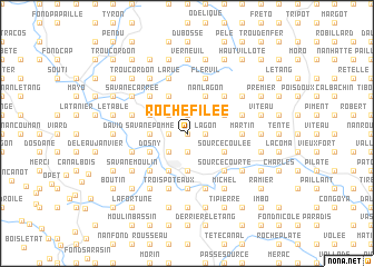 map of Roche Filée