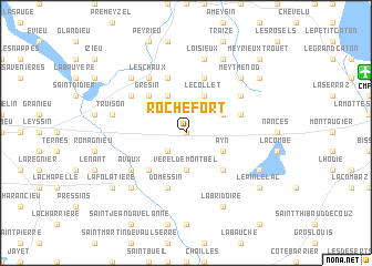 map of Rochefort