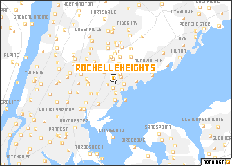 map of Rochelle Heights