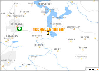 map of Rochelle Riviera