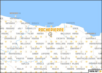 map of Roche Pierre