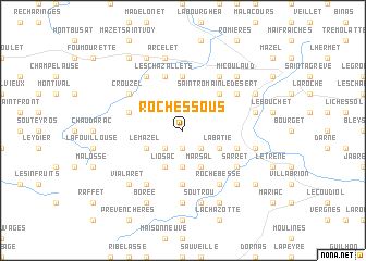 map of Rochessous