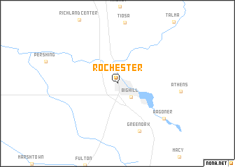 map of Rochester