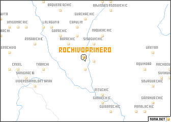 map of Rochivo Primero
