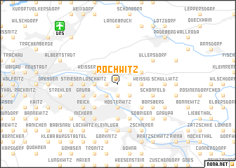 map of Rochwitz