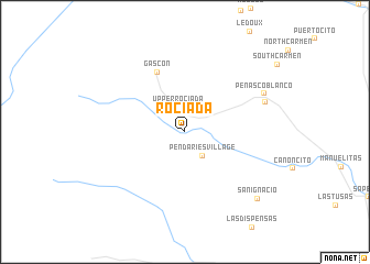 map of Rociada