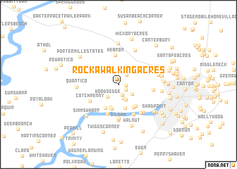 map of Rockawalking Acres