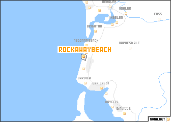 map of Rockaway Beach