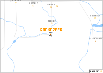 map of Rock Creek